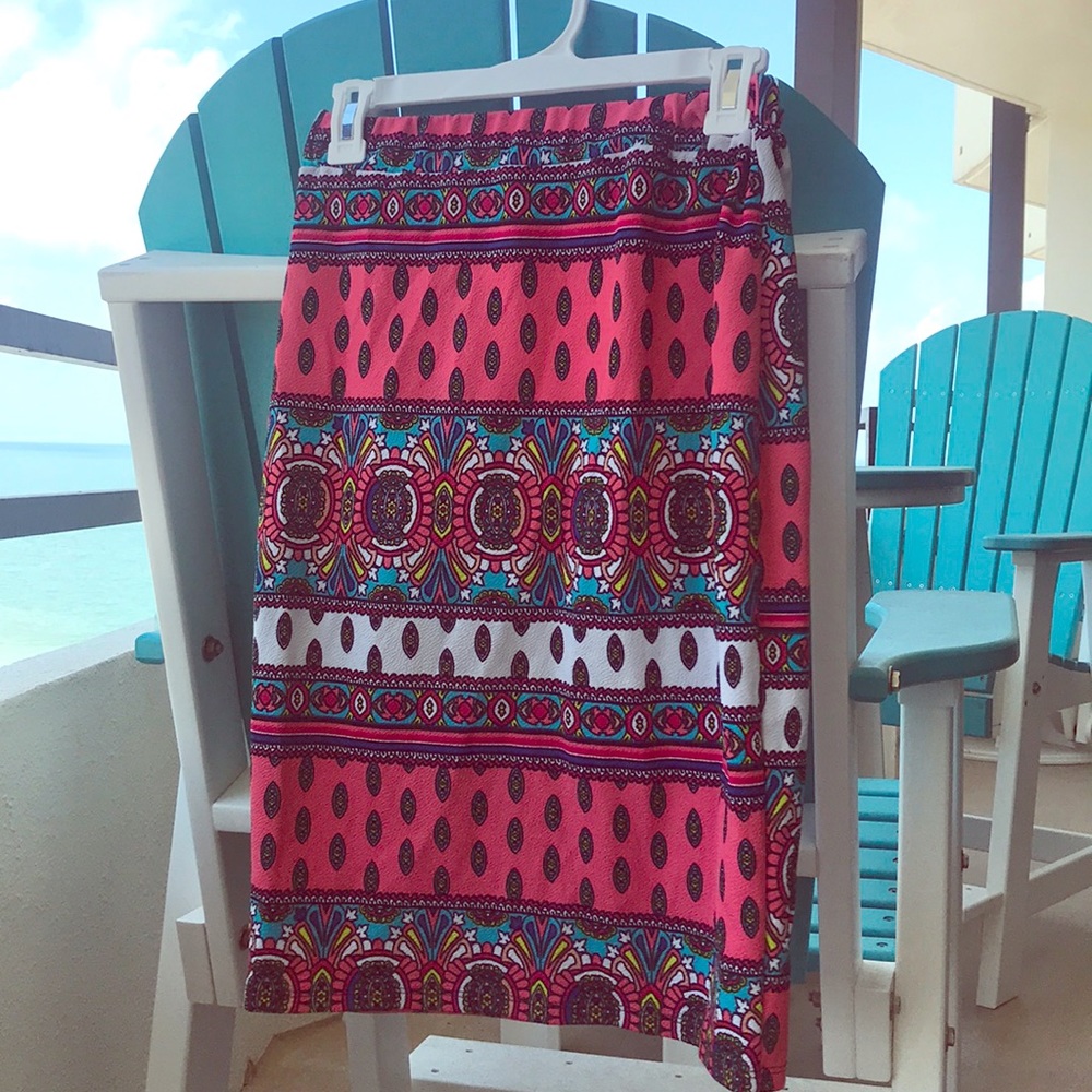 Elaborate pencil skirt